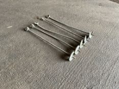 5 x Galvanised Ground Anchors.