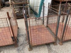 MOD Steel Stacking Stillage W/ Removable Posts & Sides
