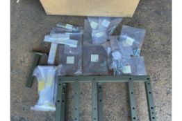 10 x new Unissued Clansman/Bowman Vehicle Radio Fitting Kits. Original Packaging.