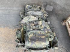 4 x British Army Combat rucksacks C/w Side Bags Etc