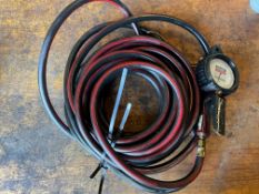 1 x Schrader/Michelin Vehicle Tyre Inflator Air Line