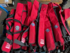 Q 10x Crewfit 150N crew saver life Jackets c/w bottle etc