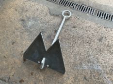 1 x Unissued Galvanised Unissued Winching Anchor