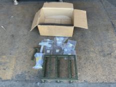 8 x new Unissued Clansman/Bowman Vehicle Radio Fitting Kits. Original Packaging.