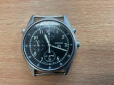 Seiko Gen 2 Pilots Chrono, Date Adjust RAF RAF Tornado force Issue Nato Marks, low Serial No 104