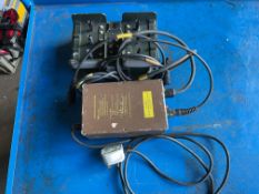 Clansman 240volt Battery Charger and Battery Tray c/w Leeds