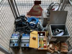 1x Stillage Lamps, Pumps, Brake Testers etc