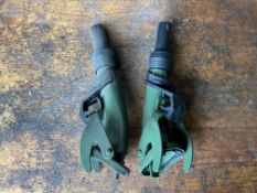 2 X Unused Jerry Can Spouts, C/w clamp etc.