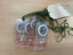 6x British Army Silva Map Reading Compass Type 4/54 Made in Sweden