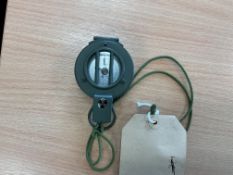 New Unissued Francis Barker British Army Prismatic Compass in Mills Nato Marks