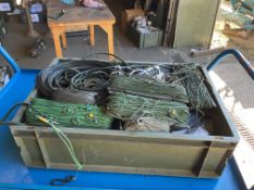 1 Crate of Clansman Antennas, leads etc