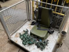 New Unissued Land Rover WIMIK Gunners Seat and Cargo Net