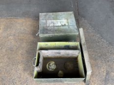 2 x Aluminium Tool Boxes