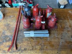 6 x Landrover 2 tonne hydraulic Jacks