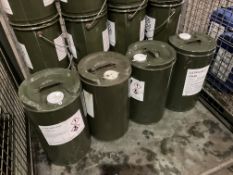 4 x OX-40 water, Polyglycol polymer based hydraulic fluid for fire-resistant 25L from MoD Store