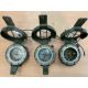 3 x Stanley London British Army Brass Prismatic Compass Nato Markings - Image 4 of 5
