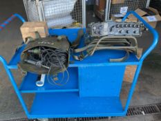 Clansman UK/RT 320 HF Transmitter Receiver c/w 2 Spare Batteries and Accessories