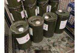 4 x OX-40 water, Polyglycol polymer based hydraulic fluid for fire-resistant 25L from MoD Store