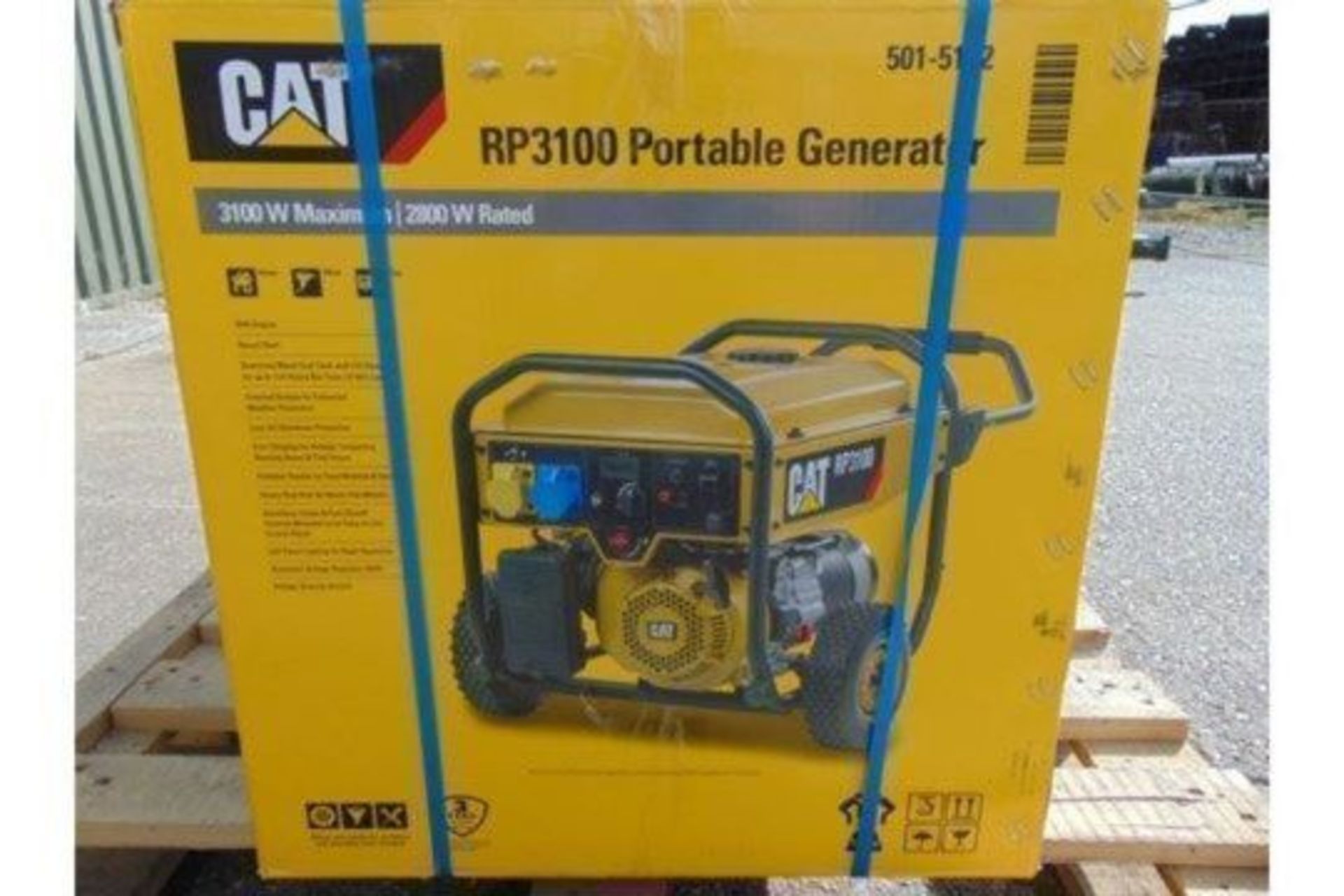 New & Unissued Caterpillar RP3100 Industrial Petrol Generator Set - Image 6 of 7