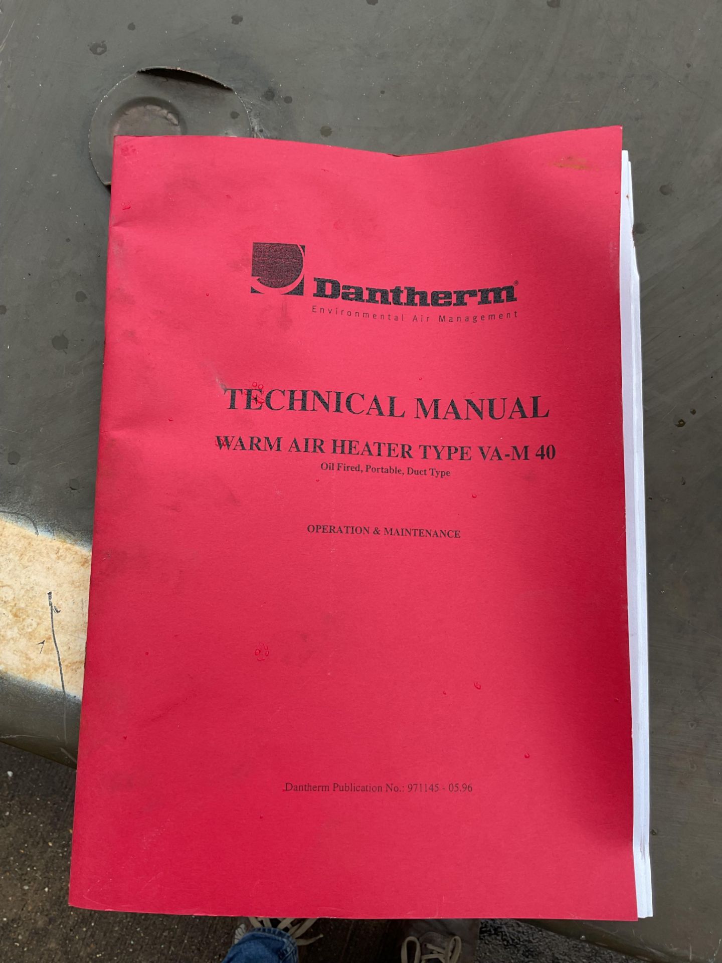 Dantherm VAM 40 Portable Workshop / Building Heater 230V c/w Accessories as shown - Image 41 of 43