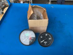 2 x New Unissued RPM Gauges from MoD