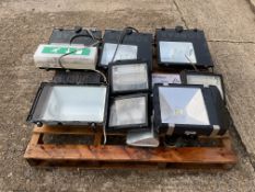 12 x Outside Flood Lights etc