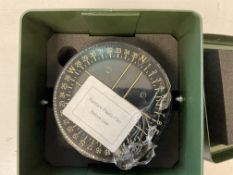 Very Rare SIRS Navigation Ltd SAS/SBS issue Canoe Compass in Transit Case