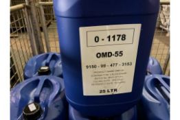 11 Drums x OMD-55 a premium heavy duty diesel engine lubricating oil 25L, From MoD Store