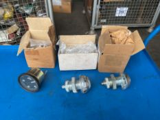 2 x New Unissued Convoy Lights and RPM Gauge