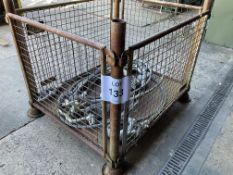 1X STILLAGE OF UNISSUED FV RECOVERY A ROPES WITH SHACKLES, ETC