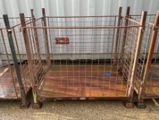 Steel Stacking Stillage W/ Removable Posts & Sides.