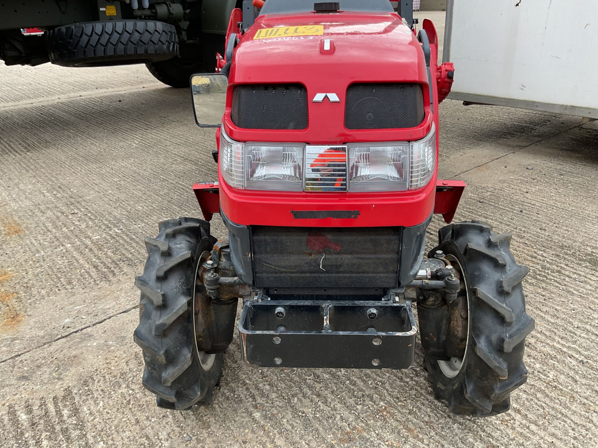 4 x 4 Mitsubishi GF130 compact Tractor with rotavator attachment.ONLY 92 hrs - Image 15 of 17