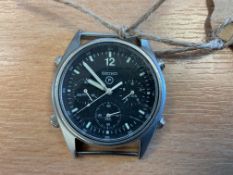 Seiko Gen 1 Pilots Chrono RAF Harrier Force Issue. Nato Markings, Date 1984