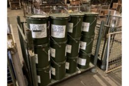 12 x drums XG-284, general purpose Grease for multiple applications 12.5Kg from MoD Store
