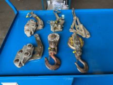 6 x Cable Clamps and Snatch Block from MoD