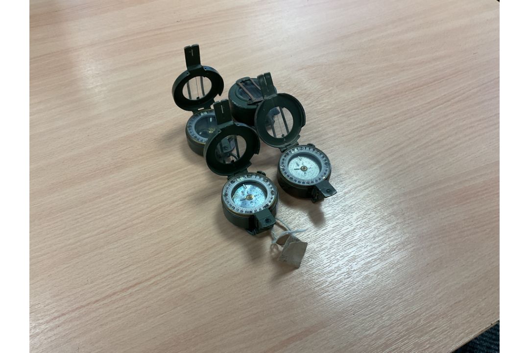 4 x Stanley London British Army Prismatic Compasses - Image 3 of 3