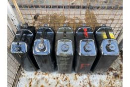 5 x 20L British Army Water Cans
