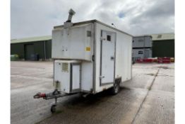 Single Axle Mobile Changing/Wash/Shower Unit