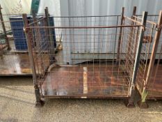 Steel Stacking Stillage W/ Removable Posts & Sides.