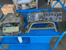 Clansman UK/RT 320 HF Transmitter Receiver c/w 2 Spare Batteries and Accessories