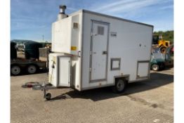 Single Axle Mobile Changing/Wash/Shower Unit