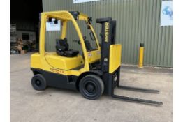 Hyster H2.5FT Diesel Fork Lift Truck.3 stage container mast ffl and ss FROM MOD