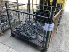 1X STILLAGE OF NATO EXTRA LONG INTER VEHICLE JUMP START CABLES