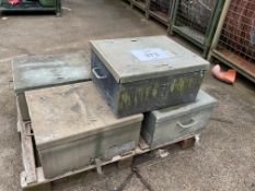 4 x Aluminium Vehicle Tool Boxes