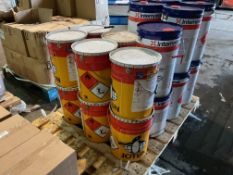 10x 20Ltr Drums MARINE ANTI FOULING PAINT Jotun Seaquantum Classic S DK red, 20L from MoD Store