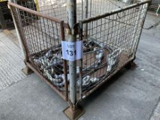 1STILLAGE OF FV RECOVERY STEEL A ROPES WITH D SHACKLES ETC