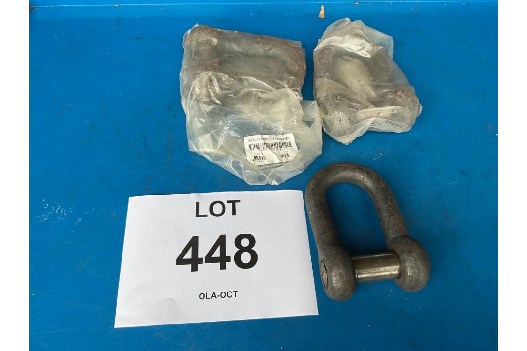 3 x New Unissued 3.75 ton D Shackles from MoD - Image 5 of 5