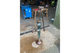 Lovely Antique Cast Iron Garden Water Pump c/w Handle etc