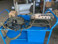 Clansman UK/RT 320 HF Transmitter Receiver c/w 2 Spare Batteries and Accessories