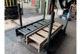 2X RTV ETC. 3 M ALUMINIUM FOLDING RAMPS UNISSUED.
